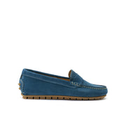 Driver moccasin denim
